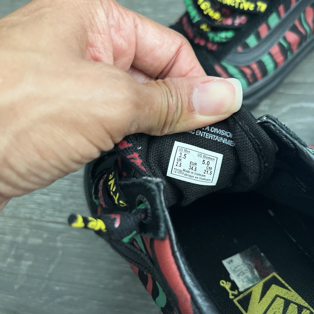 Vans A Tribe Called Quest Womens 5 Skate Shoes Sneakers Anthology Rare Old Skool - Picture 7 of 7